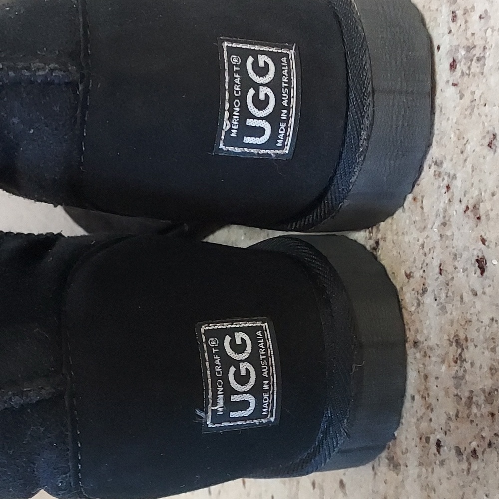 NEW- Merino Craft UGG Boots. UNISEX-Size-13 UK USA:11, Black. - Picture 7 of 10